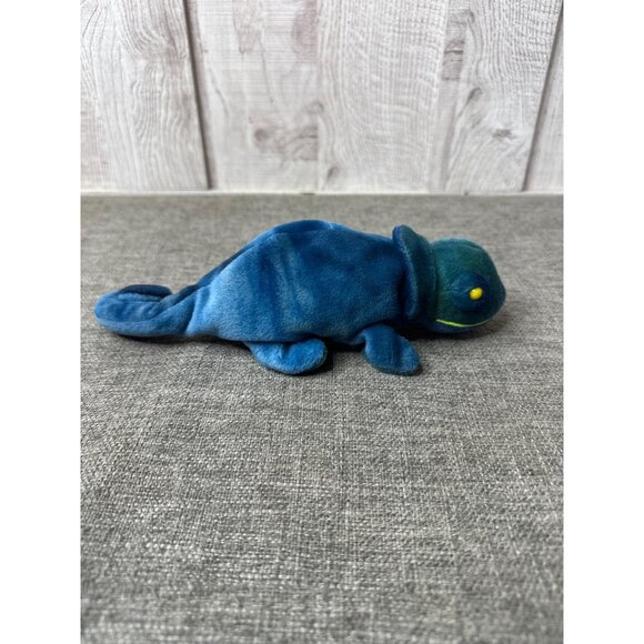 Vintage 1997 Ty Beanie Baby Rainbow Dark Blue Plush Collectible Stuffed Animal - Picture 3 of 8